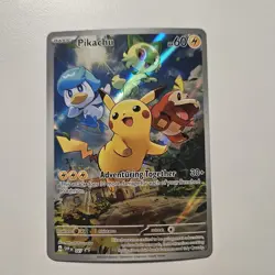 Pokemon TCG Scarlet & Violet Pikachu Promo Holo Card - Image 1