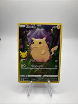Pokemon Pikachu TCG Celebrations Card 005/025 25th Anniversary - Image 1