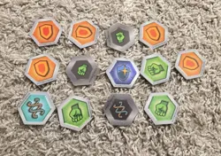 Bakugan Armored Batrix & Ramparian Ultra Baku 4 Balls 47 Cards 19 Tiles And More - Image 3