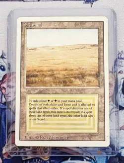 MTG Magic The Gathering - Savannah - Revised Edition (Exellent Condition) - Image 1