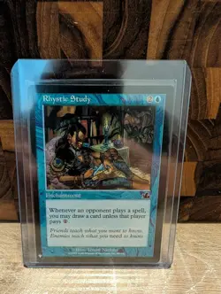 Rhystic Study The List Reprints Regular Magic MTG NM Pack Fresh - Image 1