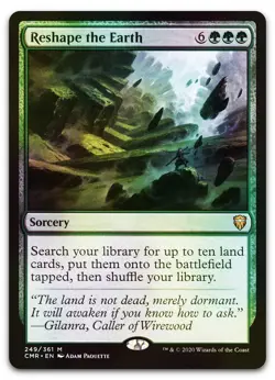 Reshape the Earth #249 (Foil) (NM) Commander Legends CMR Magic MTG - Image 1