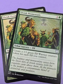 MTG Magic: Kaldheim Commander: Elvish Promenade #059 Uncommon - NM - Image 3