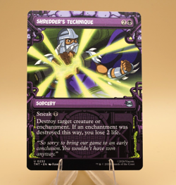 Shredder's Technique | 232 | Uncommon | Showcase Regular | TMNT | MTG - Image 1