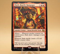 Slash, Reptile Rampager | 108 | Rare | Regular | TMNT | MTG | 2026 - Image 1