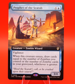 Prophet of the Scarab | #25 | Rare | Ext-Art Regular | Aetherdrift DRC | MTG - Image 1