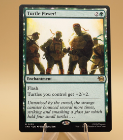 Turtle Power! | 135 | Rare | Regular | TMNT | MTG | Store Promo Eligible - Image 1