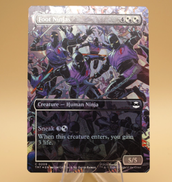 Foot Ninjas | 209 | Common | Borderless Foil | TMNT | Store Promo Eligible - Image 1