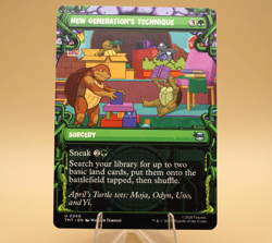 New Generation's Technique | 240 | Uncommon | Showcase | Regular | TMNT | MTG - Image 1