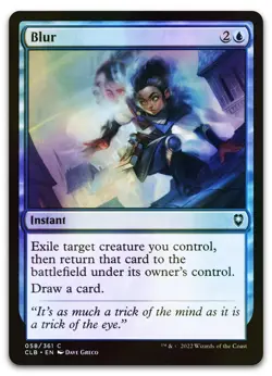 Blur #58 (Foil) (LP) Baldur's Gate CLB Magic MTG - Image 1