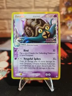Omastar 13/110 EX Holon Phantoms Reverse Holo Rare Pokemon Card Stamped LP+ - Image 1