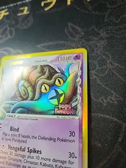 Omastar 13/110 EX Holon Phantoms Reverse Holo Rare Pokemon Card Stamped LP+ - Image 4
