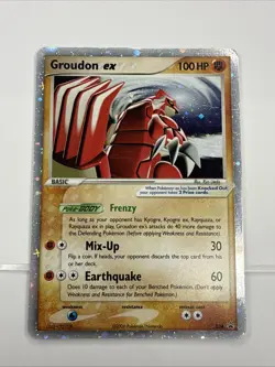 Pokemon TCG Groudon ex Black Star Promo 038 Holo Rare - Image 1
