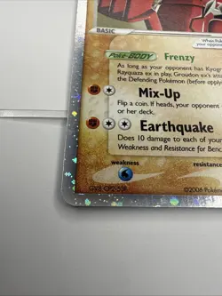Pokemon TCG Groudon ex Black Star Promo 038 Holo Rare - Image 3