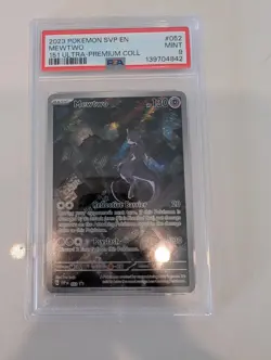 2023 POKEMON SV BLACK STAR PROMO 151 UPC #052 MEWTWO PSA 9 - Image 1