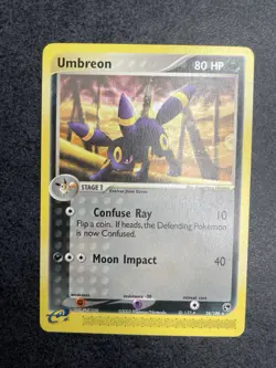 Pokemon Umbreon TCG 24/100 Non-Holo Rare EX Sandstorm MP - Image 1