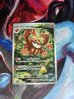 Pokemon TCG Darmanitan #098/086 Illustration Rare Black Bolt Mint Condition - Image 1