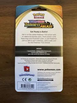2020 Pokemon TCG Darkness Ablaze Dragapult Blister Booster Pack - Image 2