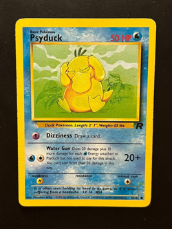 Psyduck Team Rocket Unlimited Pokemon TCG WOTC Vintage 65/82 MP - Image 1