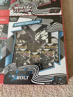Pokemon Black Bolt and White Flare Binder + Poster Collection Sam's Club Bundles - Image 3