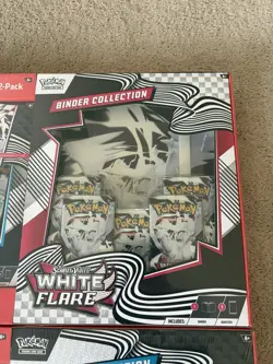 Pokemon Black Bolt and White Flare Binder + Poster Collection Sam's Club Bundles - Image 4