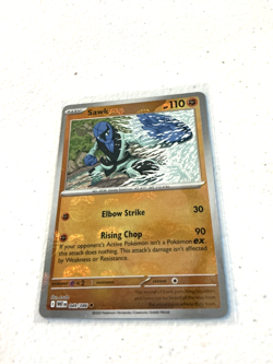 Pokemon TCG White Flare Sawk Masterball 049/086 Holo English - Image 1