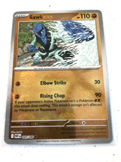 Pokemon TCG White Flare Sawk Masterball 049/086 Holo English - Image 3
