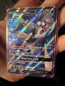 Pokemon TCG Primarina GX SM39 Holo Ultra Rare Sun and Moon Black Star Promo - Image 4