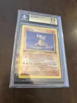 1999 Pokemon Jungle 1st Edition #50 - Cubone BGS 9.5 GEM MINT - Image 1