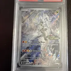2025 Pokemon JTG En Enhanced Bstr Box Topper #167 N's Reshiram PSA 10 GEM MINT - Image 2