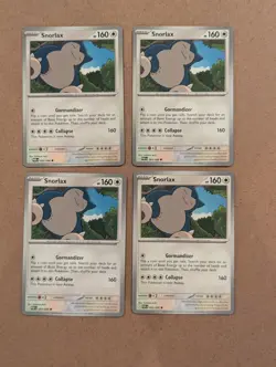 4x Pokemon TCG Snorlax Perfect Order POR 063/088 NM - Image 1