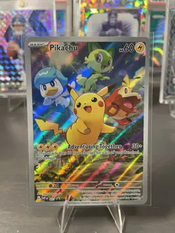 The Pokemon Company Pikachu Sv: Scarlet & Violet Promo 027 Full Art Holo 60HP - Image 1