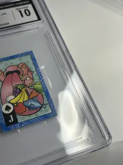 Lickitung 1997 Pokemon P/C Mini CoroCoro Karuta Hand Cut CGC Gem 10 POP 4! - Image 5