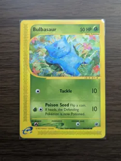 2002 Pokemon Expedition Base Set Bulbasaur 94/165 e-Reader - Image 1