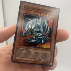 Yugioh card Blue-Eyes Toon Dragon DB1-EN066 Super Rare - Image 3