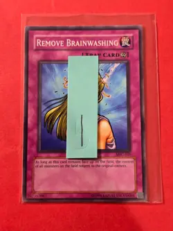 2003 Yu-Gi-Oh! Magician's Force Unlimited #MFC101 Remove Brainwashing, C, cd1 - Image 3