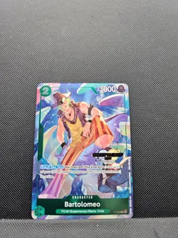 Bartolomeo (CS 2023 Event Pack) P-029 One Piece Promotion Cards Foil - Image 1