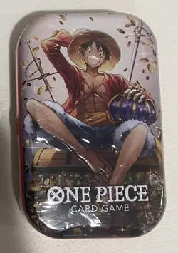 One Piece Card Game Tin Pack Set Vol. 2 Luffy Brand New / Factory Sealed - Image 1
