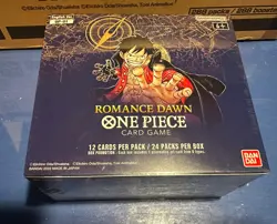 One Piece TCG OP-01 English Romance Dawn Blue Bottom Booster Box SEALED - Image 2