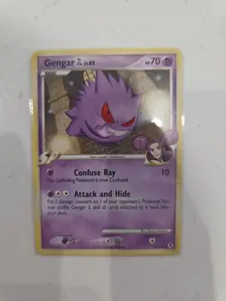 Pokemon TCG Gengar GL 40/111 Rising Rivals 2009 Un Common Non Holo Card LP+ - Image 1
