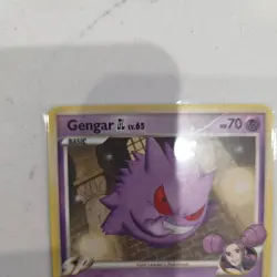 Pokemon TCG Gengar GL 40/111 Rising Rivals 2009 Un Common Non Holo Card LP+ - Image 2