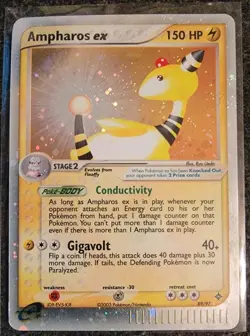 Pokemon Ampharos ex Holo Dragon 89/97 2003 Card NM/LP+ - Image 5