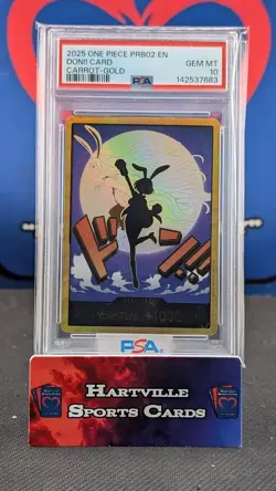 PSA 10 One Piece PRB02 EN Don!! Card Carrot Gold Premium Booster The Best Vol 2 - Image 1