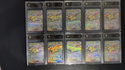 2025 Pokemon Japanese SV8a Pikachu ex TOC 10 Pristine Mint Card lot*10 GL15 - Image 1