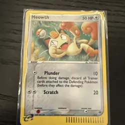 Pokemon TCG Meowth #013 WOTC Promo Holo Card Vintage 2003 Nintendo - Image 1