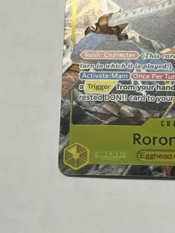 Roronoa Zoro ST29-014 SR Alt Art Starter Deck 29 Egghead Foil One Piece Card NM - Image 5