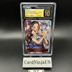 CGC 10 PRISTINE Nico Robin ST01-008 C 25th Edition Parallel ONE PIECE Card Game - Image 1