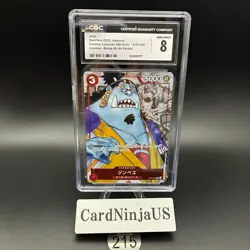 CGC 8 NM/Mint Jimbei Parallel ST01-005 C 25th Edition ONE PIECE Card Game 215 - Image 1