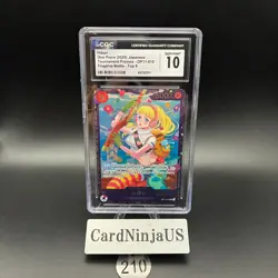 CGC 10 GEM MINT Hibari OP11-010 SR Flagship Battle Prize - ONE PIECE Card Game - Image 1