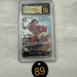 CGC 10 PRISTINE Monkey D Luffy P-075 Premium Card Collection (Best Selection 89 - Image 1